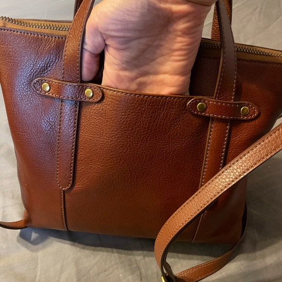 FOSSIL leather satchel - Picture 15 of 16